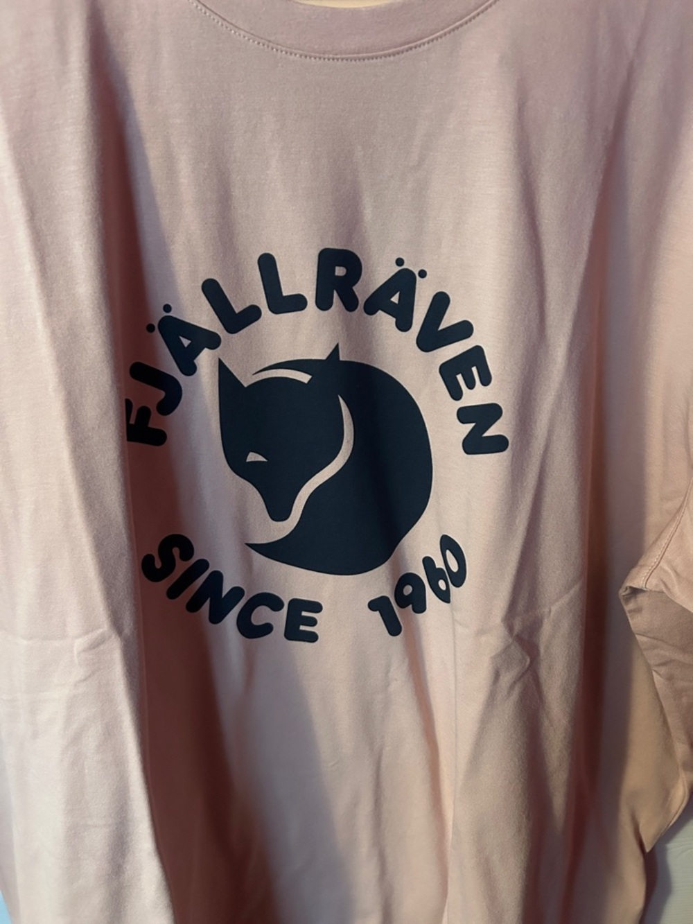 Fjällräven Women's Dusty Pink Logo Tee - Picture 2 of 10